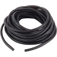 OEM Flexibele aquariumslang voor zuurstoftoevoer, 6,4 meter lang, zwart