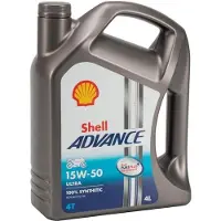 Shell Motorolie 550075710 Ultra 4 15W50 4L