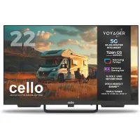 Cello 22" Voyager Traveller Smart-TV met Tizen OS, ingebouwde 5G-router, LED-televisie, triple tuner, perfect geluid, 12V - geschikt voor campers en caravans