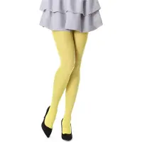 Bellivalini BLV-FI-1001 Dames Panty - 40 DEN - Polyamide - Microvezel - Geel - L
