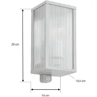 LINDBY Buitenverlichting , Peldar, dimbare, Grijs, Terras, Aluminium, Modern