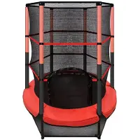 ElixPro Kinder Trampoline zwart - Met veiligheidsnet - Trampoline 140 cm