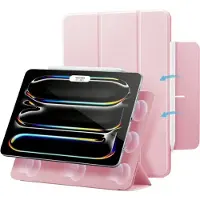 ESR Rebound Magnetic Hoes Geschikt voor Apple iPad Pro 11 (2024 / 2025) - Magnetische Book Case - Standaard - Sleep/Wake Functie - Roze
