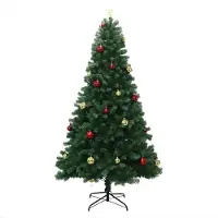 Bolt Kunstkerstboom, 213 cm – Kerstboom met afstandsbediening en metalen voet – Realistische kerstboom – Groen
