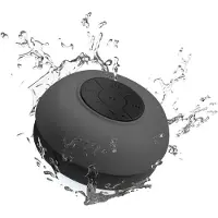 Mira Douche Speaker - Badkamer Speaker - Douche Speaker Bluetooth - Zwart - 4cm x 5cm x 3cm