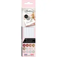 Aladine zegel wax sticks set - 4 stuks transparant voor knutselen.