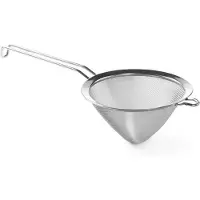 Hendi Chinese conische zeef met dicht stalen gaas, diameter 180 mm - 647509