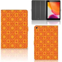 B2Ctelecom iPad 10.2 2019 | iPad 10.2 2020 | 10.2 2021 Tablet Hoes Batik Oranje