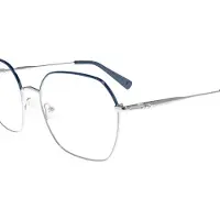 Longchamp LO2152 N 51/19/140 Zilver/blauw Metaal DAMES LO2152 N