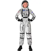 Widmann Astronauten kostuum zilver Jesse dames