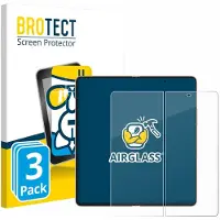 BROTECT Screenprotector 3 Stuks voor Honor Magic V6 (Inner display) Beschermglas transparant