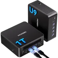 GEEKOM IT13 MAX Mini PC met U9-185H processor (16 cores/22 threads, tot 5.1 GHz), Dual 2.5G LAN, Windows 11 Pro Mini Computer, 16GB RAM & 1TB SSD, 6x USB poorten, AI-prestaties, Intel