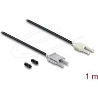 DeLOCK Fibre Optic Plastic POF Cable HFBR 4506-4516Z Duplex male to Duplex male 1 m