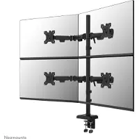 NeoMounts NERO DS60-600BL2-2 Monitorarm Zwart