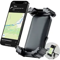 Nuvance Telefoonhouder Fiets - Universeel - GSM Houder Fiets - voor Scooter & Motor - 360° - Phone Holder - Fietshouder