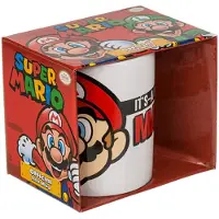 Out of the blue Mok Super Mario 325ml H10cm Wit wit Keramiek Beker
