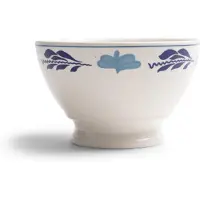 Boerenbont Boerenblauw Kom Ø16cm Decor 4st Wit wit Aardewerk Kom