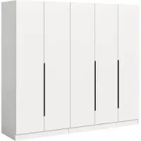 Furnilux Modulaire Garderobekast Combinatie - Ruime Opbergoplossing Voor Jouw Slaapkamer - 200x180x52cm