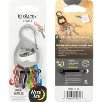 Niteize KeyRack + S-Biner - sleutelhanger - RVS