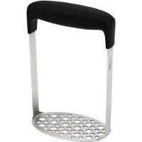 KINGHOFF professionele aardappelstamper met comfortabele ergonomische anti-slip handgreep
