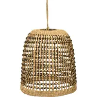 Newgarden Positano LED buiten hanglamp Positano, dimbaar, hout licht