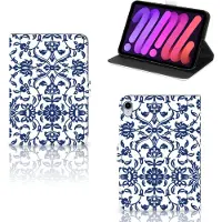 B2Ctelecom iPad Mini 6 (2021) Tablet Cover Flower Blue