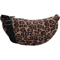 Beagles Calvia Crossbody Schoudertas - Puffer Heuptas - Festival Fanny Pack - Luipaard Beige