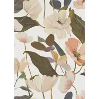 Erismann Vinylbehang 10508-05 - Floralie - Botanisch Wit - 53cm x 10.05m