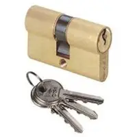 Sonstige Verlage Cilinderaansluiting, inlegslot, vormgegeven, 0G300 - 50 mm centraal (25x25), artikelnummer 0G300040