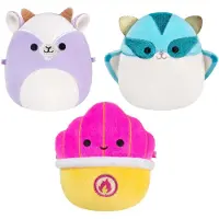 Squishmallows MicroMallows by - 3 Pack Plush - (Tia, Mariska, Louden)