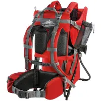 Ferrino - CARIBOU - Comfortabele babyrugdrager - Kinder rugdrager - Maximale draagcapaciteit 20 kg - Rood
