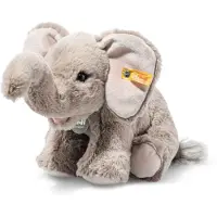 Steiff Olifant Edie zittend grijs, 24 cm
