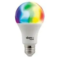Beghelli Slimme Wi-Fi LED lamp, model Goccia Dom-E, RGB+W, dynamisch, E27 - 14W - 2700 tot 6500°K - 1400 lm - 65x134h