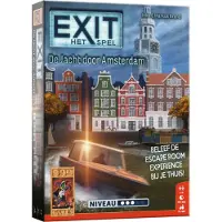 999 Games - EXIT - De Jacht door Amsterdam - Escape Room Spel - Met herkenbare locaties in Amsterdam - De escape room-ervaring in huis! - Gezelschapsspel - Breinbreker - Klein cadeautje