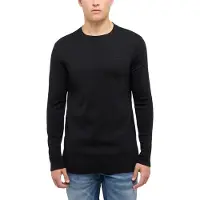 Mustang Heren Longsleeve ARMINTO slim fit Zwart XXL Ronde Hals Volwassenen