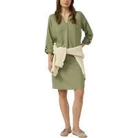 s.Oliver Red Label Blousejurk olijfgroen