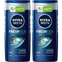 Nivea Men Fresh Kick 3 in 1 Douchegel - DUOPAK - 2 x 250 ml