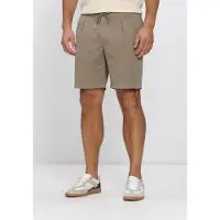 Profuomo straight fit short met bandplooien