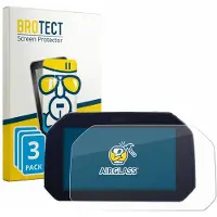 BROTECT Screenprotector 3 Stuks voor BMW S 1000 XR K69 2024 TFT 6.5" Beschermglas transparant