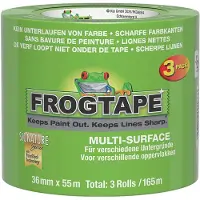 Frogtape Multi Surface Afplaktape 36mm X 55m - 3-Pack