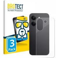 BROTECT Screenprotector 3 Stuks voor Xiaomi Poco X8 Pro (Achterkant) Beschermglas transparant