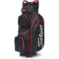 Titleist Cart 14 StaDry Black/Black/Red Golftrolleytas