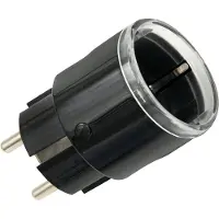 Shelly Plug S Z-wave LR Slimme Stekker Zwart | 2500W en Stroommeting