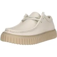 Clarks Veterschoen 'Torhill' wit