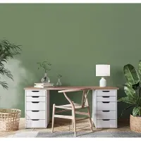 Erismann Vinylbehang 10262-07 - La Terasse - Textiel Groen - 53cm x 10.05m