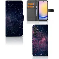 B2Ctelecom Samsung Galaxy A25 Book Case Stars