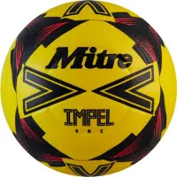 Mitre Impel One Voetbal Geel 4