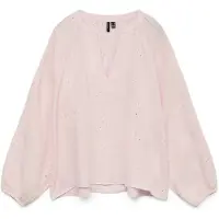 Vero Moda Vmnatali ls emb top wvn noos licht