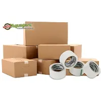 Aquagart 12 x Professionele plakband, extra sterke verpakkingstape, 50 mm x 66 m, transparant
