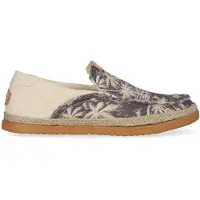 HeyDude Instapper Men Harbor Lo Loafer Espadrille Bone White / Multi-Schoenmaat 45